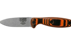 Couteau Esee Xancudo XAN2-006 lame acier inox 7,5cm manche G10 orange et noir + étui