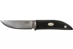 Couteau Fallkniven Kolt Knife KK lame 8,5cm manche thermorun noir + étui en zytel/cuir