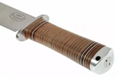 Couteau Fallkniven Odin NL2 lame Bowie 20cm manche cuir + étui en cuir