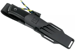 Couteau Fallkniven R2 Scout lame 8cm manche Thermorun noir + étui Zytel