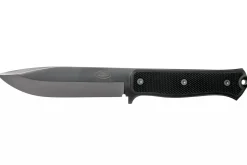 Couteau Fallkniven S1xb Tungsten Carbide lame noire 13cm manche Thermorun noir + étui Zytel
