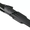 Couteau Fallkniven S1X Forest Knife lame satinée 13cm manche Thermorun noir + étui Zytel