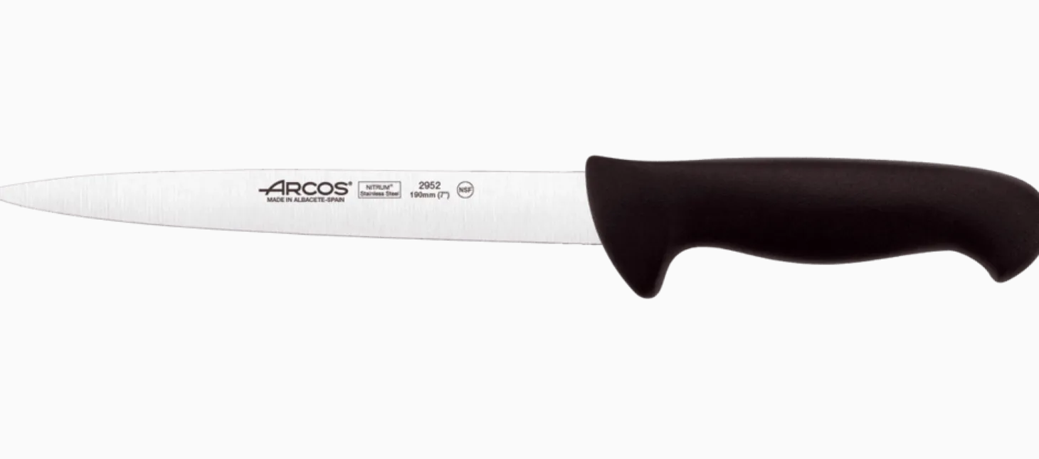 Couteau filet de sole pro 19cm acier NITRUM® ARCOS 2900
