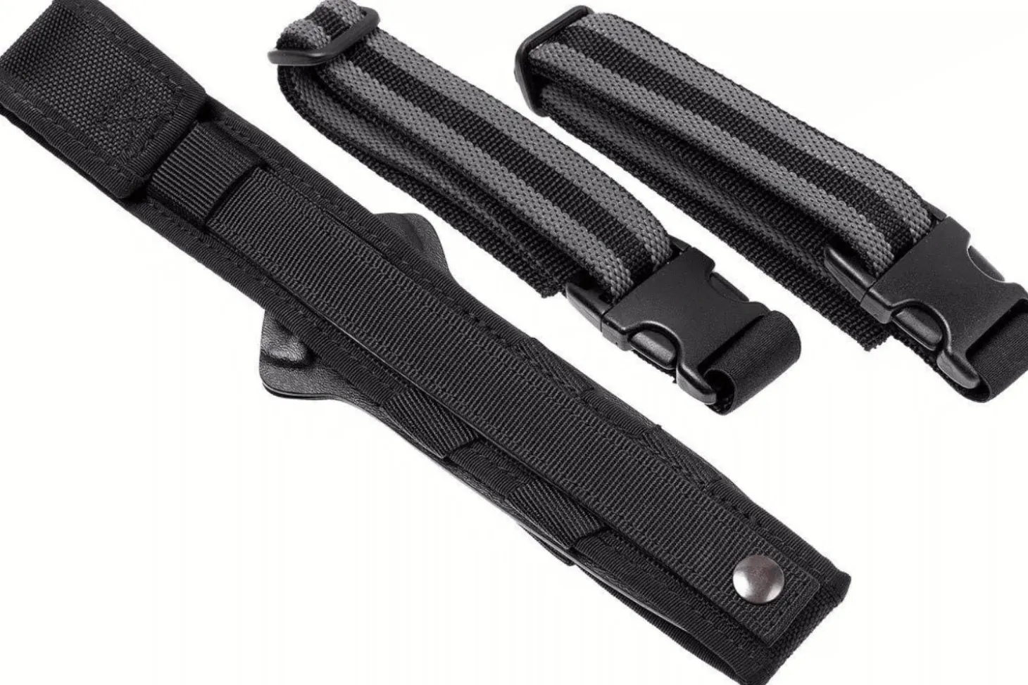 Couteau Fox Military Bellum 21711 lame 17,5cm manche G10 noir + étui