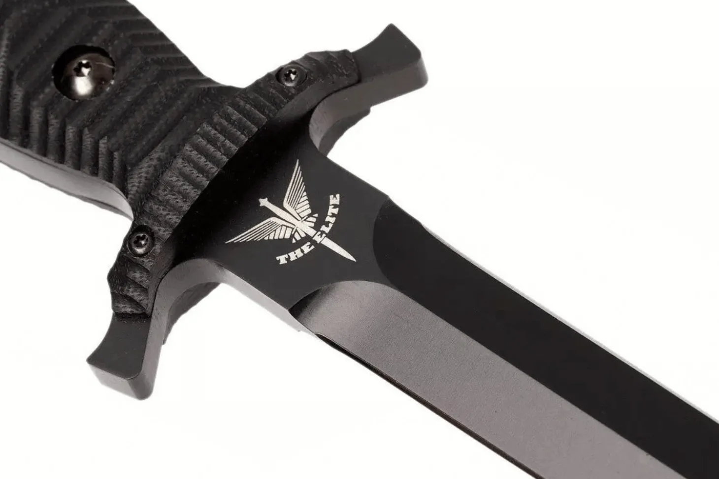 Couteau Fox Military Bellum 21711 lame 17,5cm manche G10 noir + étui