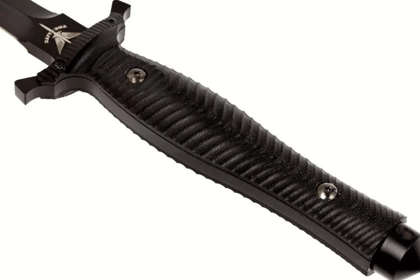 Couteau Fox Military Bellum 21711 lame 17,5cm manche G10 noir + étui