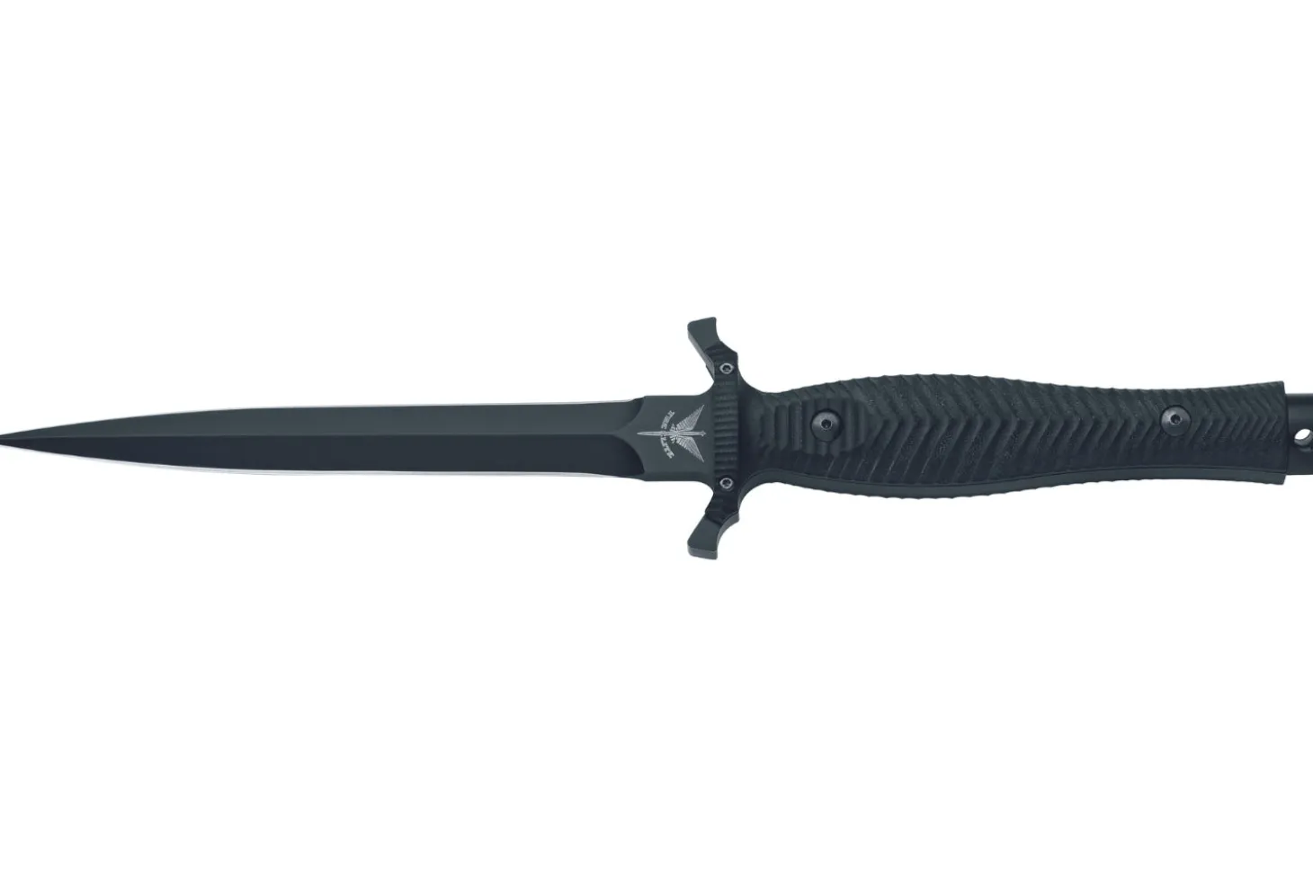Couteau Fox Military Bellum 21711 lame 17,5cm manche G10 noir + étui