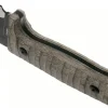 Couteau Fox Military Bushman FX.609OD lame 16cm manche micarta + étui en cuir