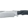 Couteau Fox Military Rimor FX.9CM07 17,5cm manche nylon/fibres de verre noir + étui