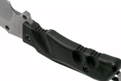 Couteau Fox Military Rimor FX.9CM07 17,5cm manche nylon/fibres de verre noir + étui