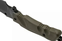 Couteau Fox Military Rimor FX.9CM07OD 17,5cm manche nylon/fibres de verre vert + étui