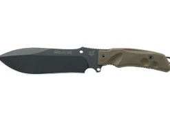 Couteau Fox Military Rimor FX.9CM07OD 17,5cm manche nylon/fibres de verre vert + étui