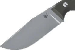 Couteau Fox Octopus Vulgaris FX.510OD lame 11,5cm manche G10 vert + étui en cuir