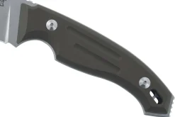 Couteau Fox Octopus Vulgaris FX.510OD lame 11,5cm manche G10 vert + étui en cuir