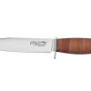 Couteau Fox Scout 610.11 lame 11cm manche en cuir