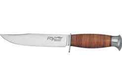Couteau Fox Scout 610.11 lame 11cm manche en cuir