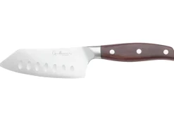 Couteau à fromage 12cm Guillaume Leonard Cuistot en acier inoxydable et bois de santal rouge