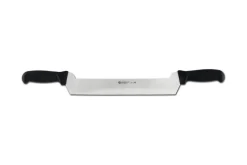 Couteau à fromage double manche professionnel Ambrogio Sanelli Supra noir