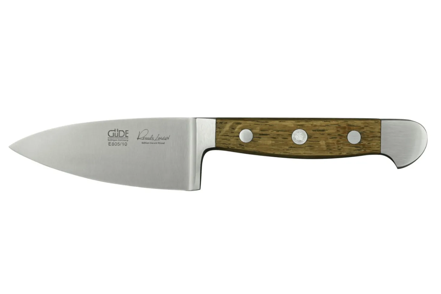 Couteau à fromage Güde Alpha Chêne 10cm en acier forgé