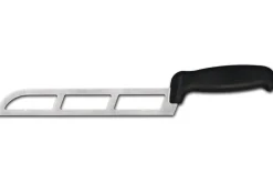 Couteau à fromage professionnel Ambrogio Sanelli Supra ajouré noir 22cm