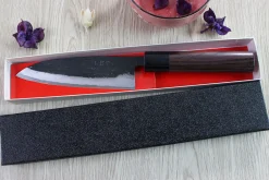 Couteau funayuki japonais artisanal Nishida Shirogami 15cm