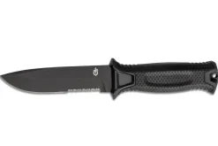 Couteau Gerber Strongarm Black GE003648 lame 12,2cm manche en nylon/fibres de verre noir avec étui
