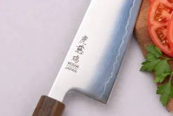 Couteau gyuto 21cm japonais artisanal Wusaki Hikari SLD manche bubinga