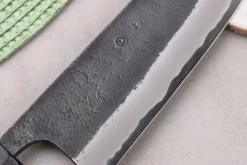 Couteau gyuto 15cm japonais artisanal Masashi Yamamoto BS1 Black Nashiji