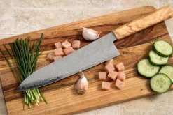 Couteau gyuto 21cm japonais Yuzo Ryuho Damas SG2