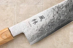 Couteau gyuto 21cm japonais Yuzo Ryuho Damas SG2