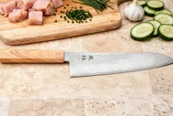 Couteau gyuto 21cm japonais Yuzo Ryuho Damas SG2