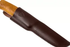 Couteau Helle Alden H076 lame en inox 10,5cm manche en bouleau + étui en cuir