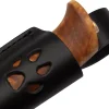 Couteau Helle Gaupe H310 lame en acier inox 10,7cm manche en bois de bouleau + étui en cuir