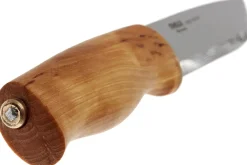 Couteau Helle Jegermester H042 lame en inox 13,5cm manche en bouleau + étui en cuir