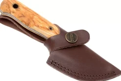Couteau Helle Mândra H620 lame en acier inox 6,9cm manche en bouleau + étui en cuir
