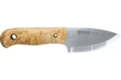 Couteau Helle Mândra H620 lame en acier inox 6,9cm manche en bouleau + étui en cuir