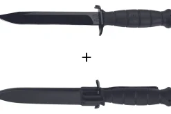 Couteau Herbertz 100617 lame 16,5cm manche polymère noir + étui