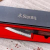 Couteau honesuki Sayuto Séquoia San Mai martelé 15cm