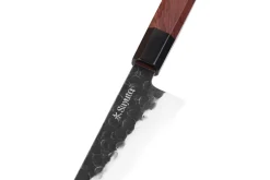 Couteau honesuki Sayuto Séquoia San Mai martelé 15cm