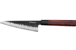 Couteau honesuki Sayuto Séquoia San Mai martelé 15cm