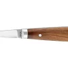 Couteau à huitres lame en acier inoxydable et manche en bois riveté