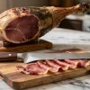 Couteau à jambon 25cm Guillaume Leonard Cuistot en acier inoxydable et bois de santal rouge
