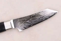 Couteau kengata office 8cm japonais Sakai Takayuki Grand Chef Seigaiha Damas 45 couches