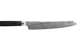 Couteau kengata sujihiki 25cm japonais Sakai Takayuki Grand Chef Seigaiha Damas 45 couches