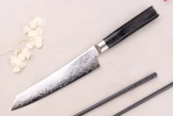 Couteau kengata universel 15cm japonais Sakai Takayuki Grand Chef Seigaiha Damas 45 couches