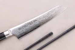 Couteau kengata universel 15cm japonais Sakai Takayuki Grand Chef Seigaiha Damas 45 couches