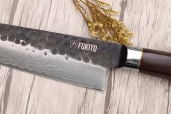 Couteau kiritsuke 17cm Fukito Ébène Damas VG10