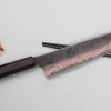 Couteau kiritsuke 24cm japonais artisanal Hatsukokoro Yorokobi Kurouchi Damas