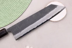 Couteau kiritsuke 21cm japonais artisanal Masashi Yamamoto BS1 Black Nashiji