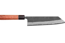 Couteau kiritsuke 21cm japonais artisanal Masashi Yamamoto BS1 Black Nashiji
